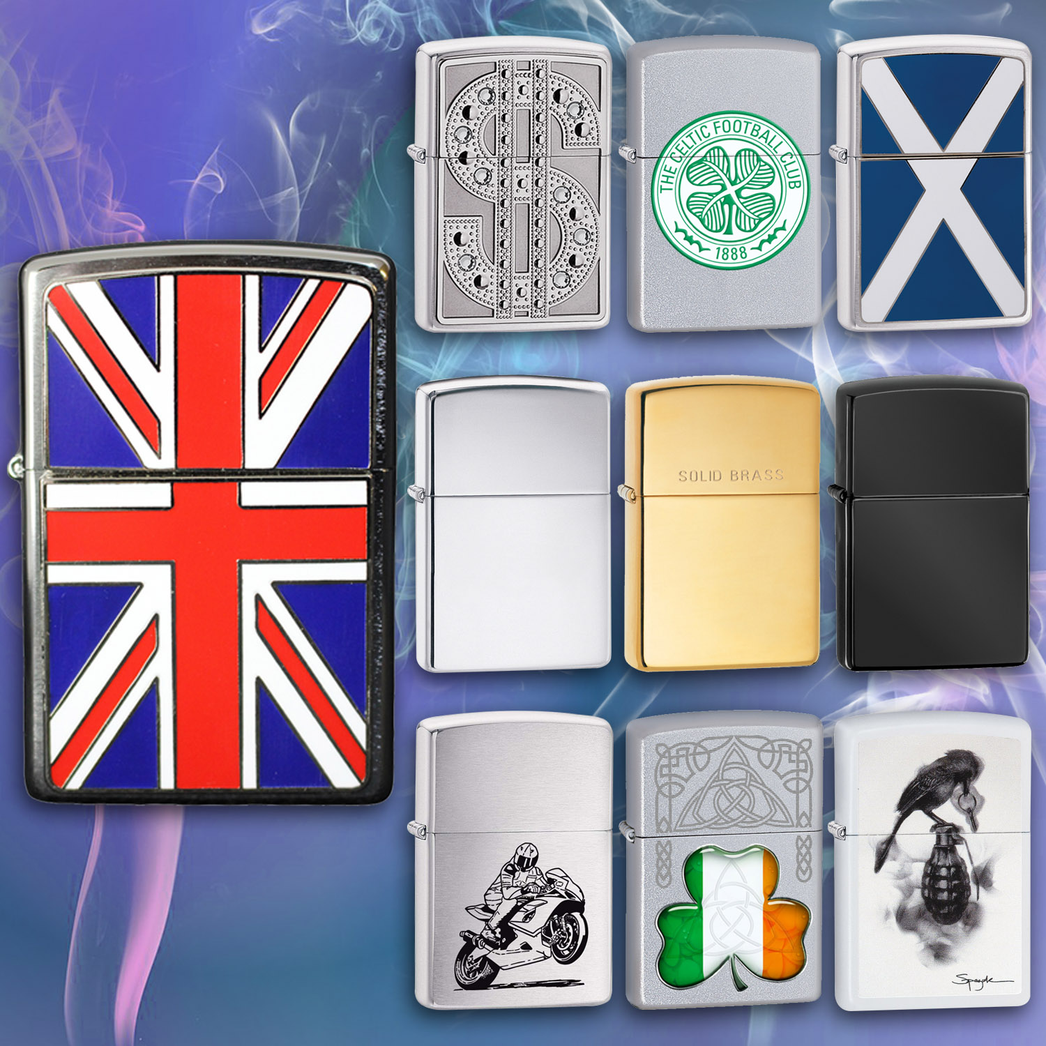 Zippo Genuine Cigarette Lighters Windproof Refillable Petrol Lighter